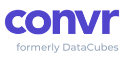 Convr logo, an AI-based decision automation platform for commercial P&C insurers that attended ITC. See Magellan for more. 